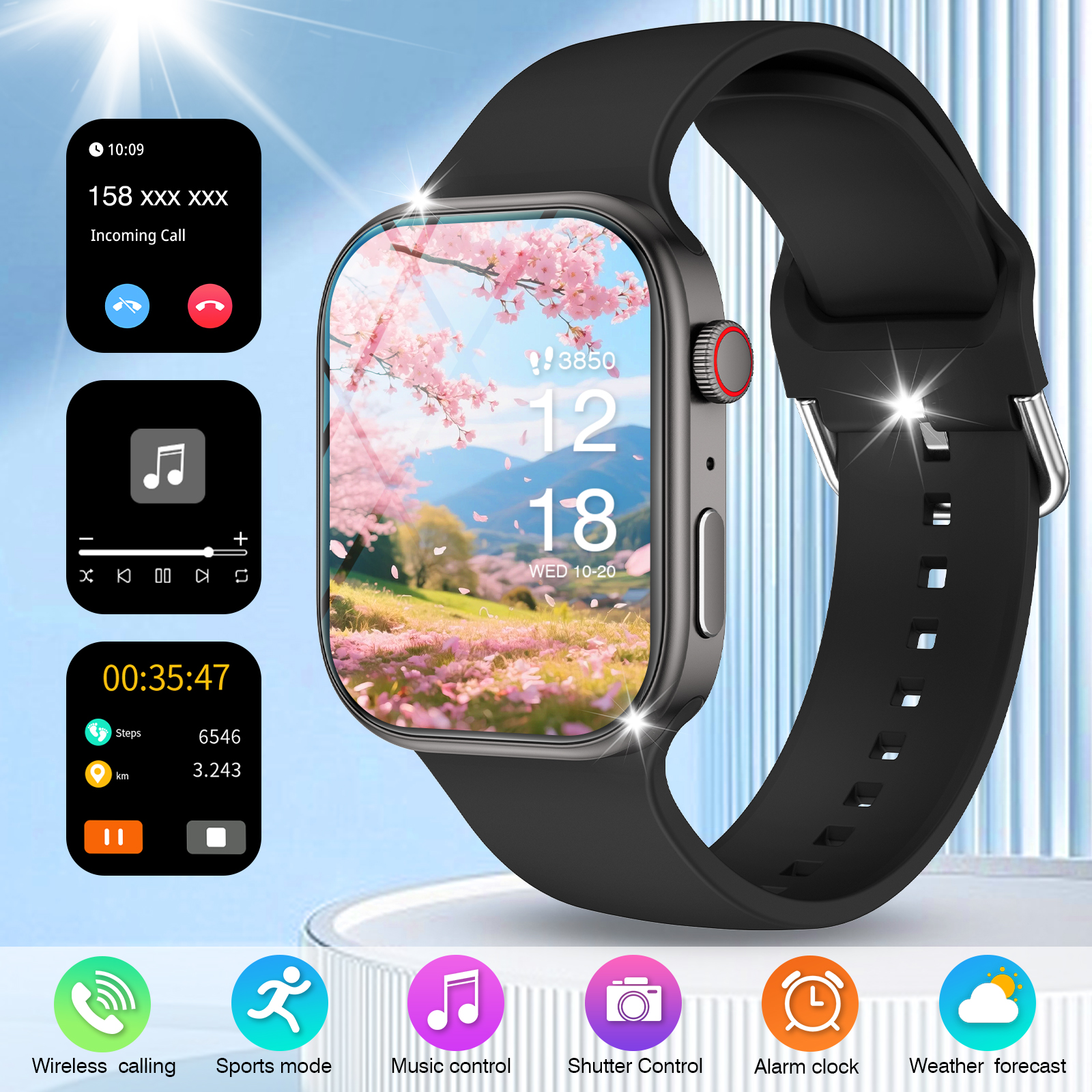 Smartwatch Watches That Connect To Iphone - New Smart Watch for Men and