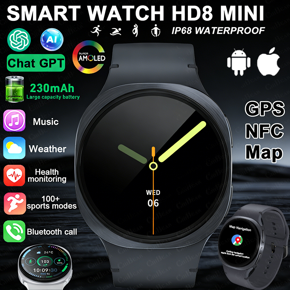 Smartwatch Watches With Bluetooth - 2026 New Watches 8 Mini GPS