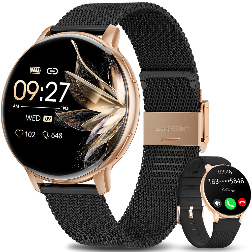 Smartwatch Luxury Watches For Women - FOXBOX Smart watch Health Monitoring Sport