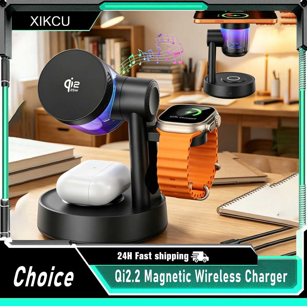 Smartwatch Watches With Bluetooth - Qi2 25W Wireless Charger Magnetic Fast