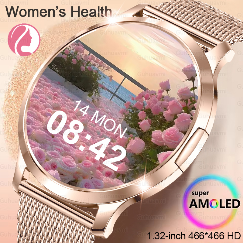 Smartwatch Luxury Watches For Women - 2025 New Smart Watch Women 1.32''