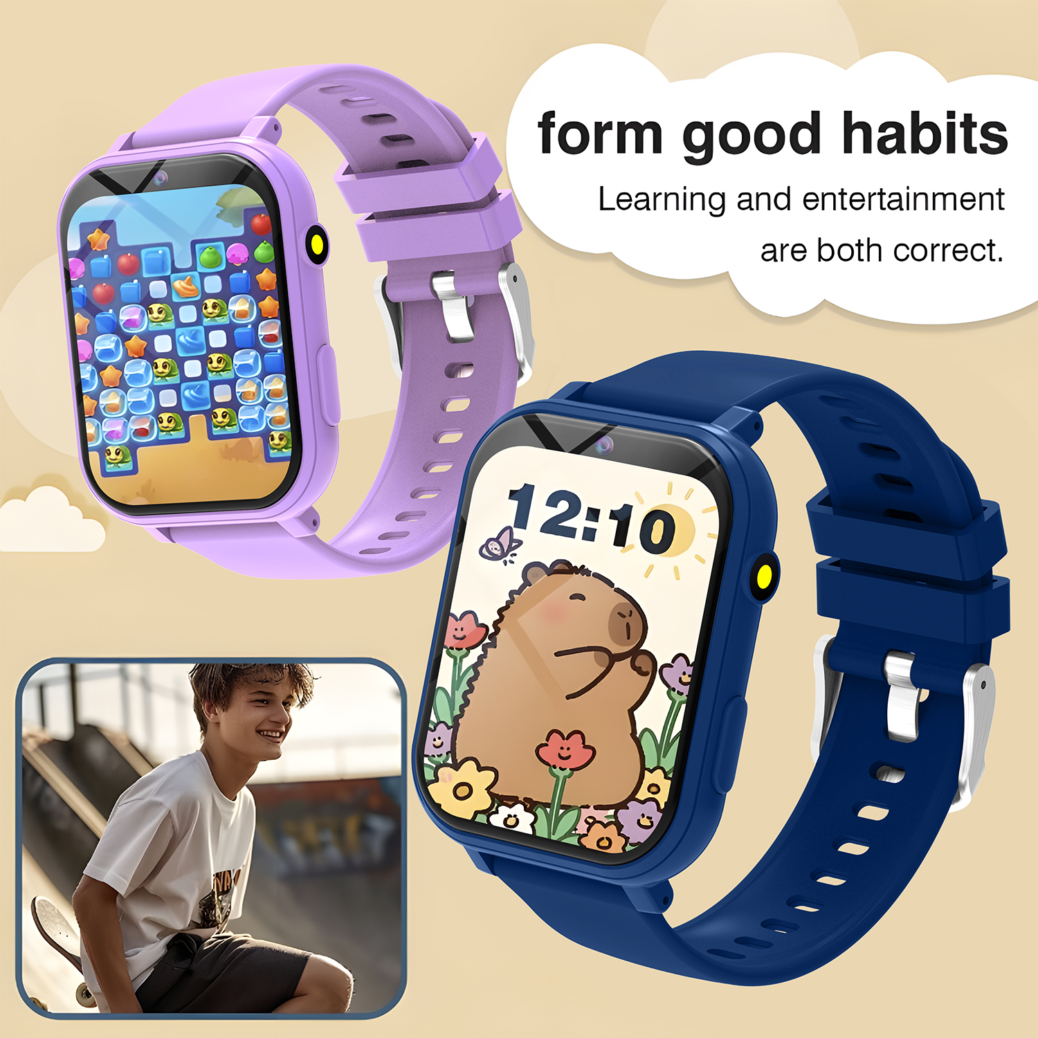 Kids Smart Watch Games Camera  - Smartwatch Watches For 12 Year Old Boy recensie en prijs