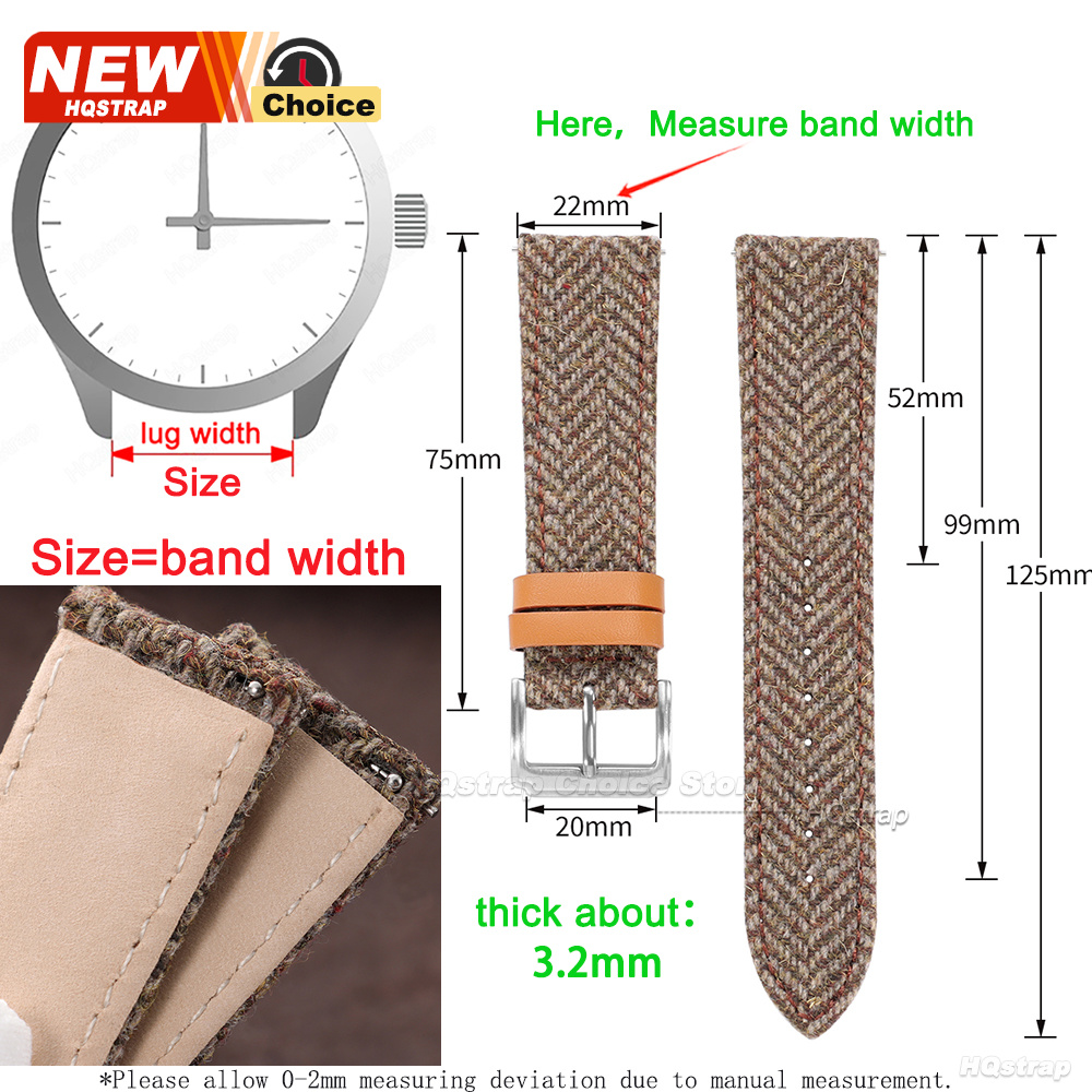 18mm 20mm 22mm Tweed Nylon Str - Watches Rolex Smartwatch recensie en prijs