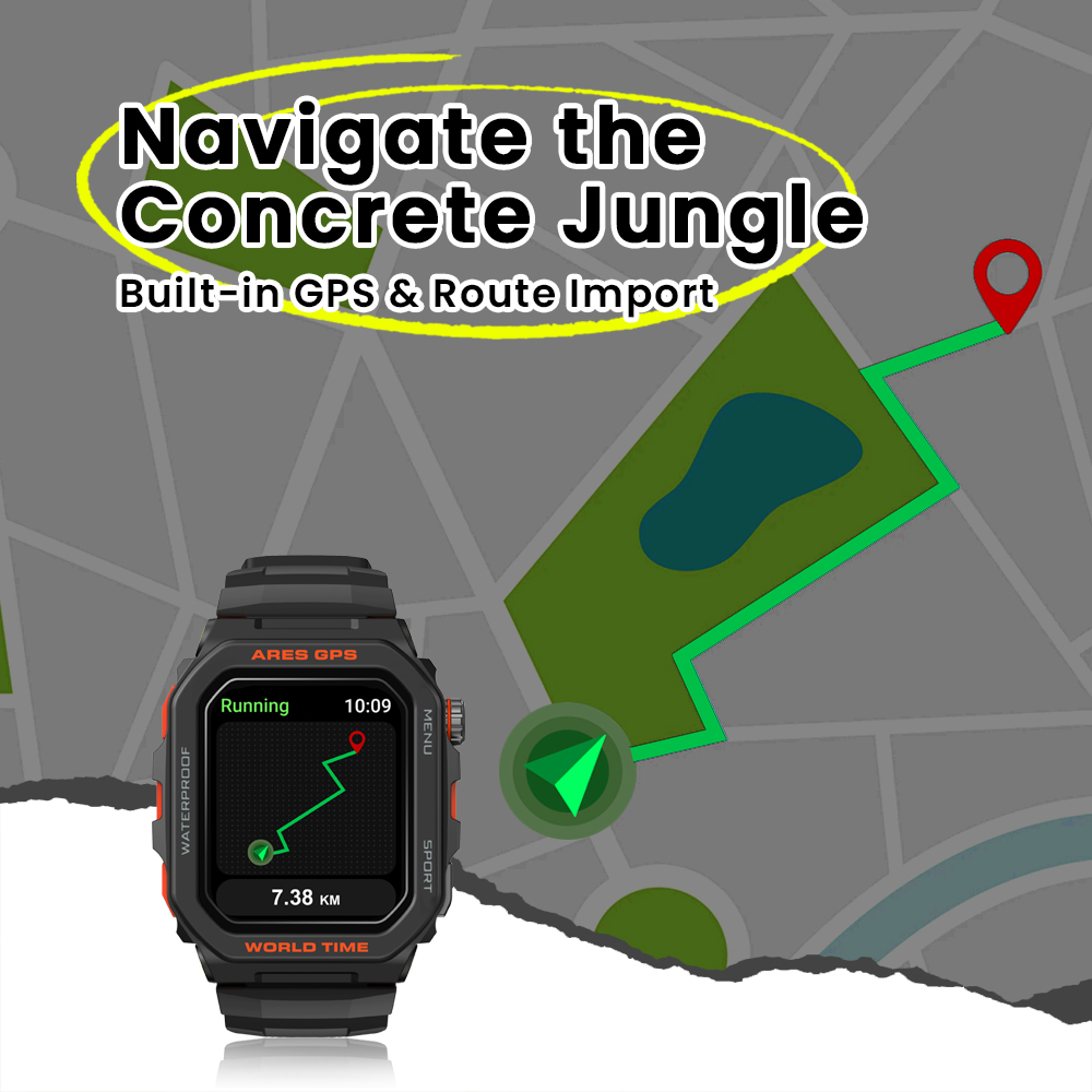 New Zeblaze Ares GPS Smart Wat - Watch Iwo recensie en prijs