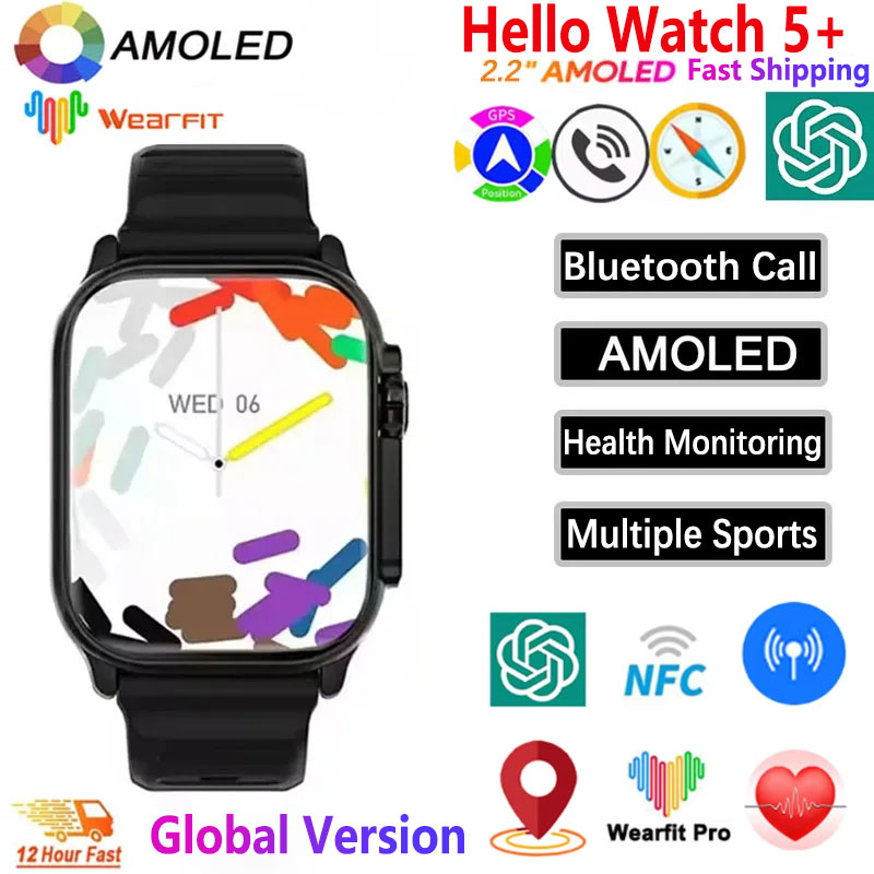 Hello Watch 5+ Smart Watch Wat - Smartwatch Watches With Bluetooth recensie en prijs