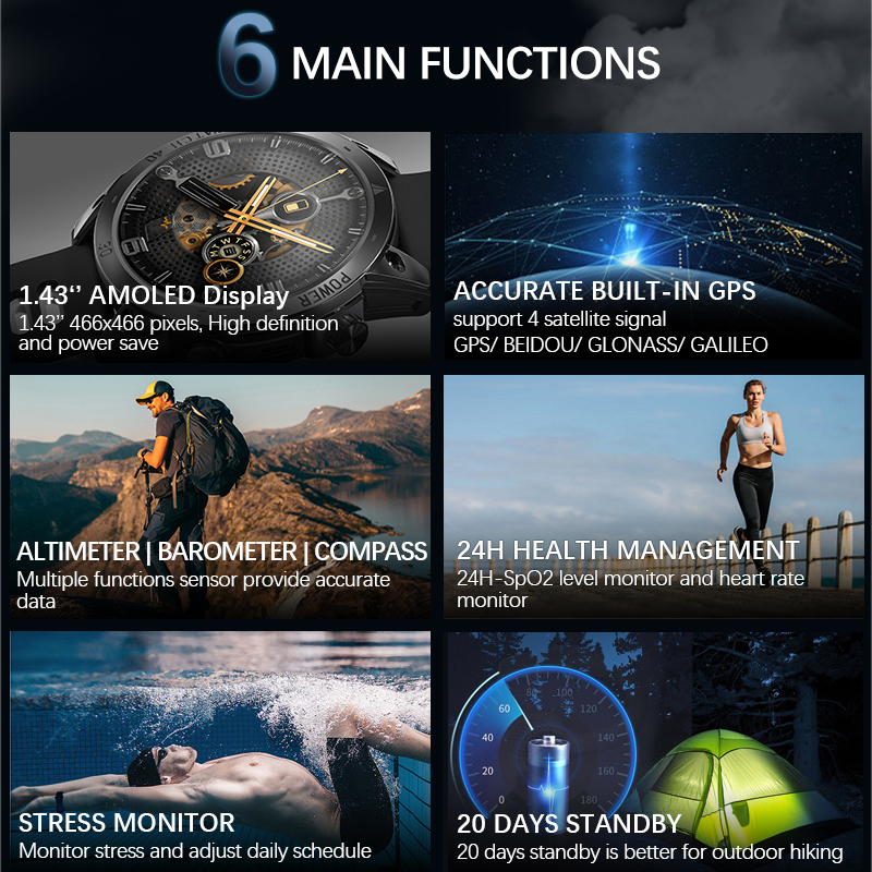 NORTH EDGE Cross Fit 3 GPS Wat - Smartwatch Watches For Men Digital recensie en prijs