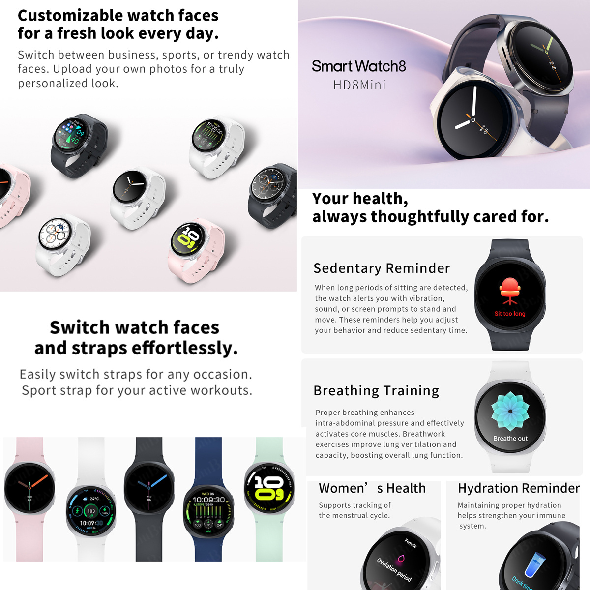 2026 New Watches 8 Mini GPS Tr - Smartwatch Watches With Bluetooth recensie en prijs