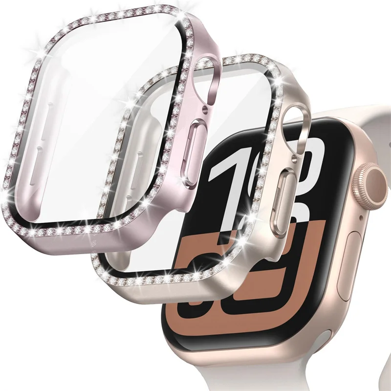 Glass+Diamond Cover For Apple  - Iwatch Smartwatch Series 7 recensie en prijs