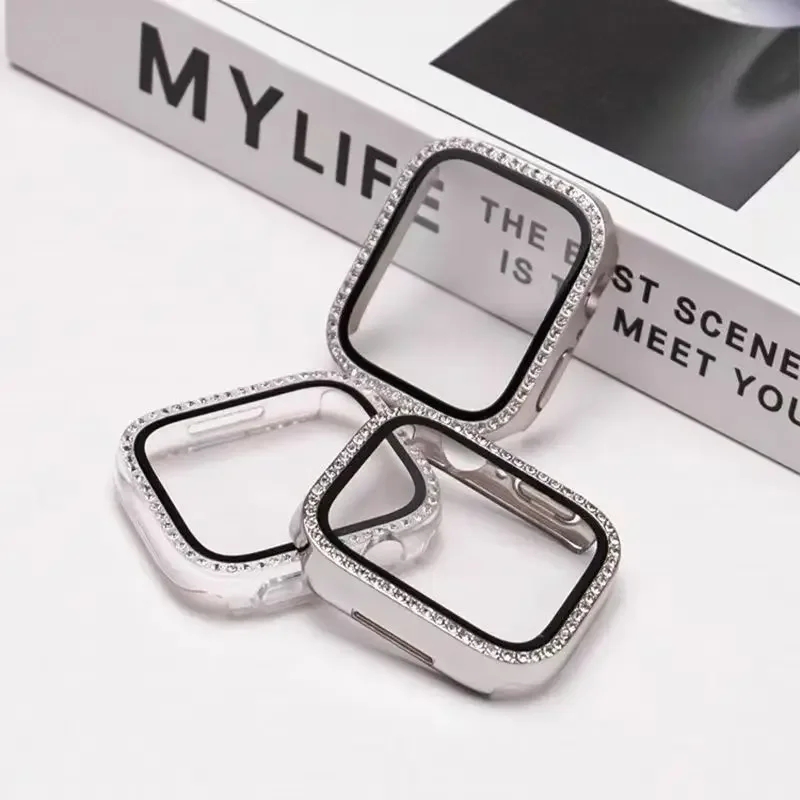 Glass+Diamond Cover For Apple  - Iwatch Smartwatch Series 7 recensie en prijs