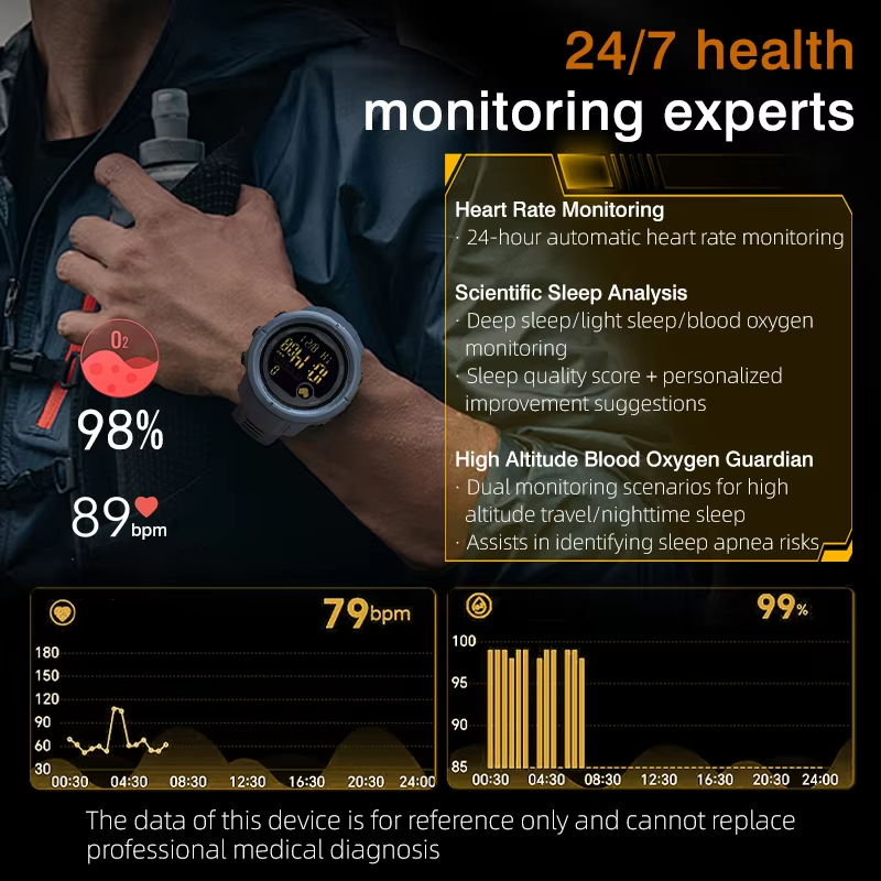 NORTH EDGE NEW MARS 5 Men's Di - Smartwatch Watches For Men Digital recensie en prijs