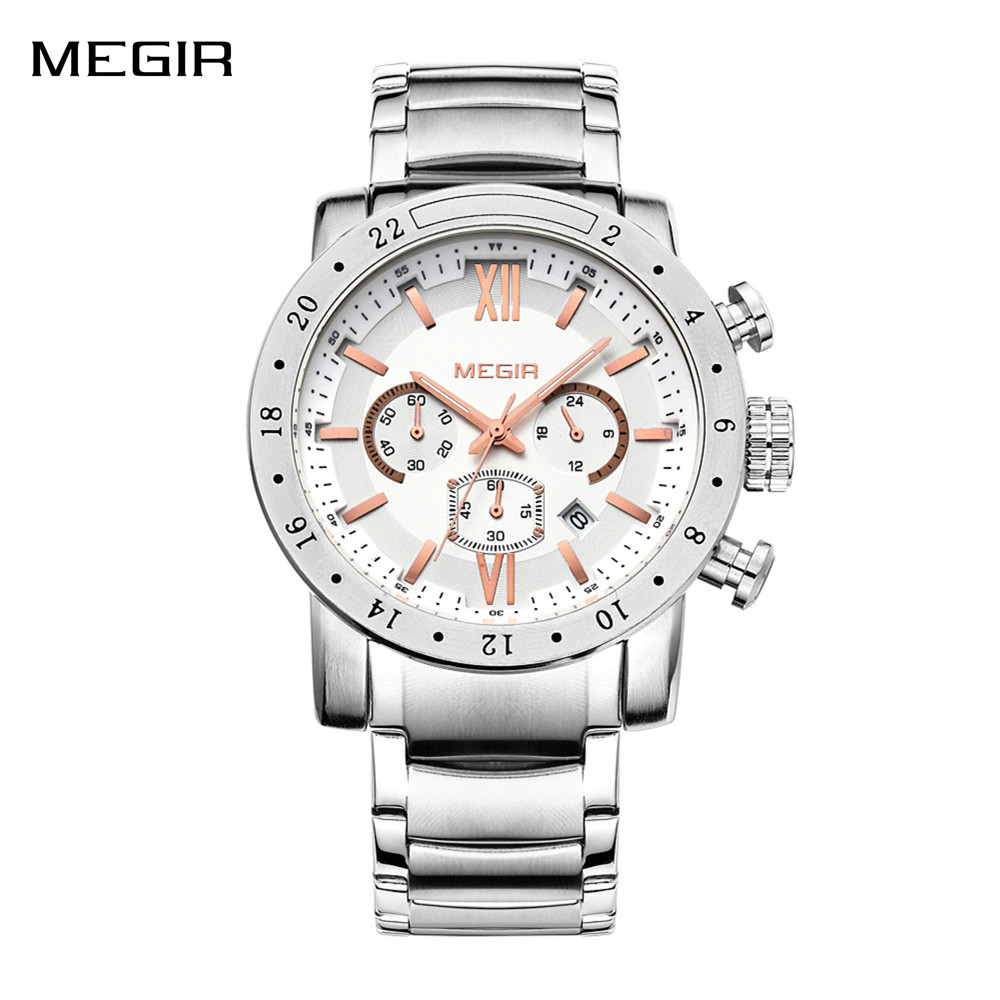 MEGIR Stainless Steel Casual W - Smartwatch Watches For Men Digital recensie en prijs