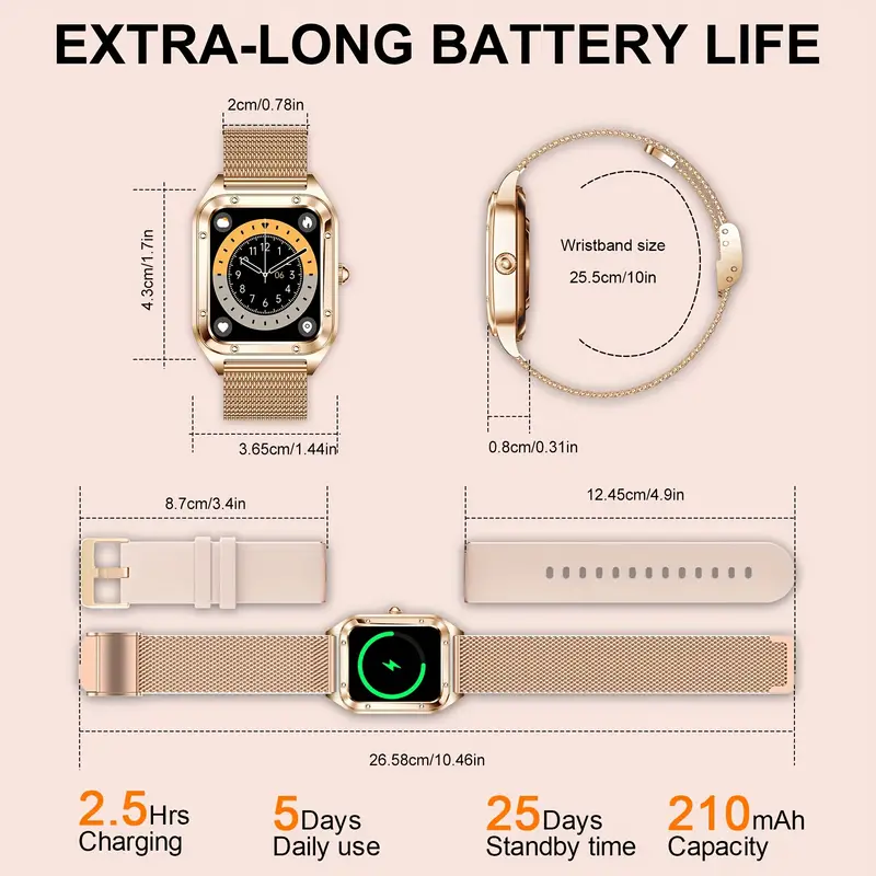 1.57inch Women's Smart Watch W - Smartwatch Watches That Connect To Iphone recensie en prijs