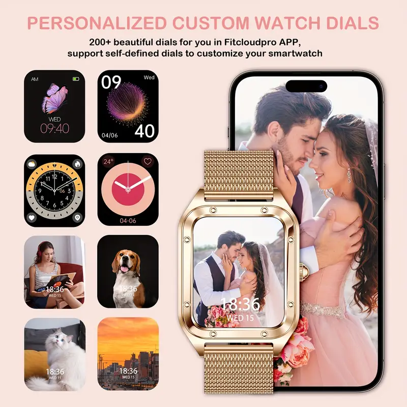 1.57inch Women's Smart Watch W - Smartwatch Watches That Connect To Iphone recensie en prijs