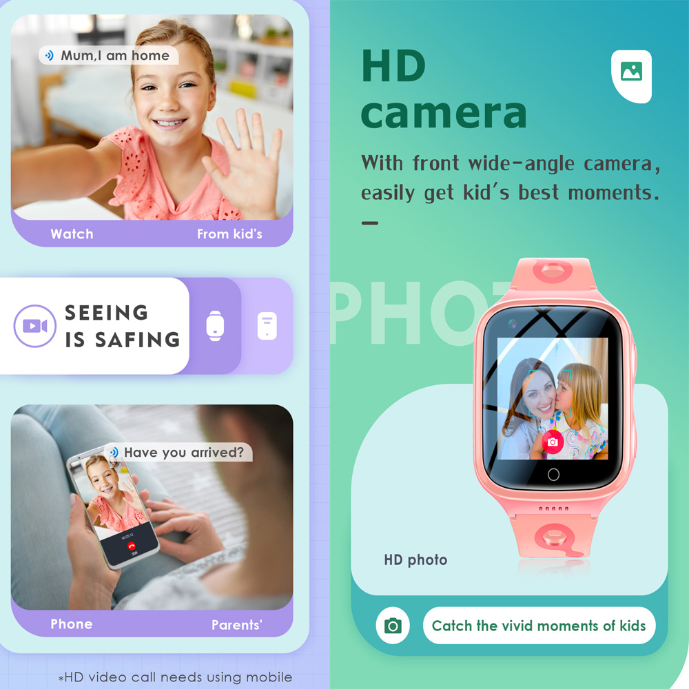 Hot 4G Kids Smartwatch 1000 Ma - Smartwatch Watches For 12 Year Old Boy recensie en prijs