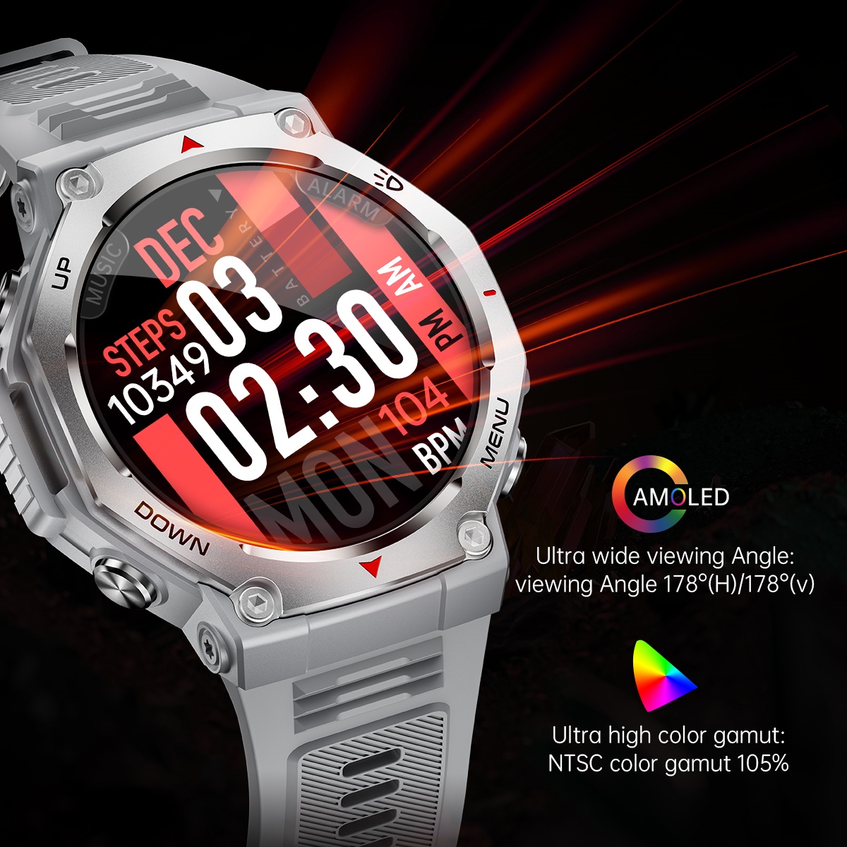 2025 New Military Smart Watch  - Watch Vs Amazfit recensie en prijs