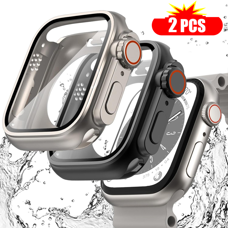 2PCS Tempered Glass+Cover For  - Iwatch Smartwatch Series 7 recensie en prijs