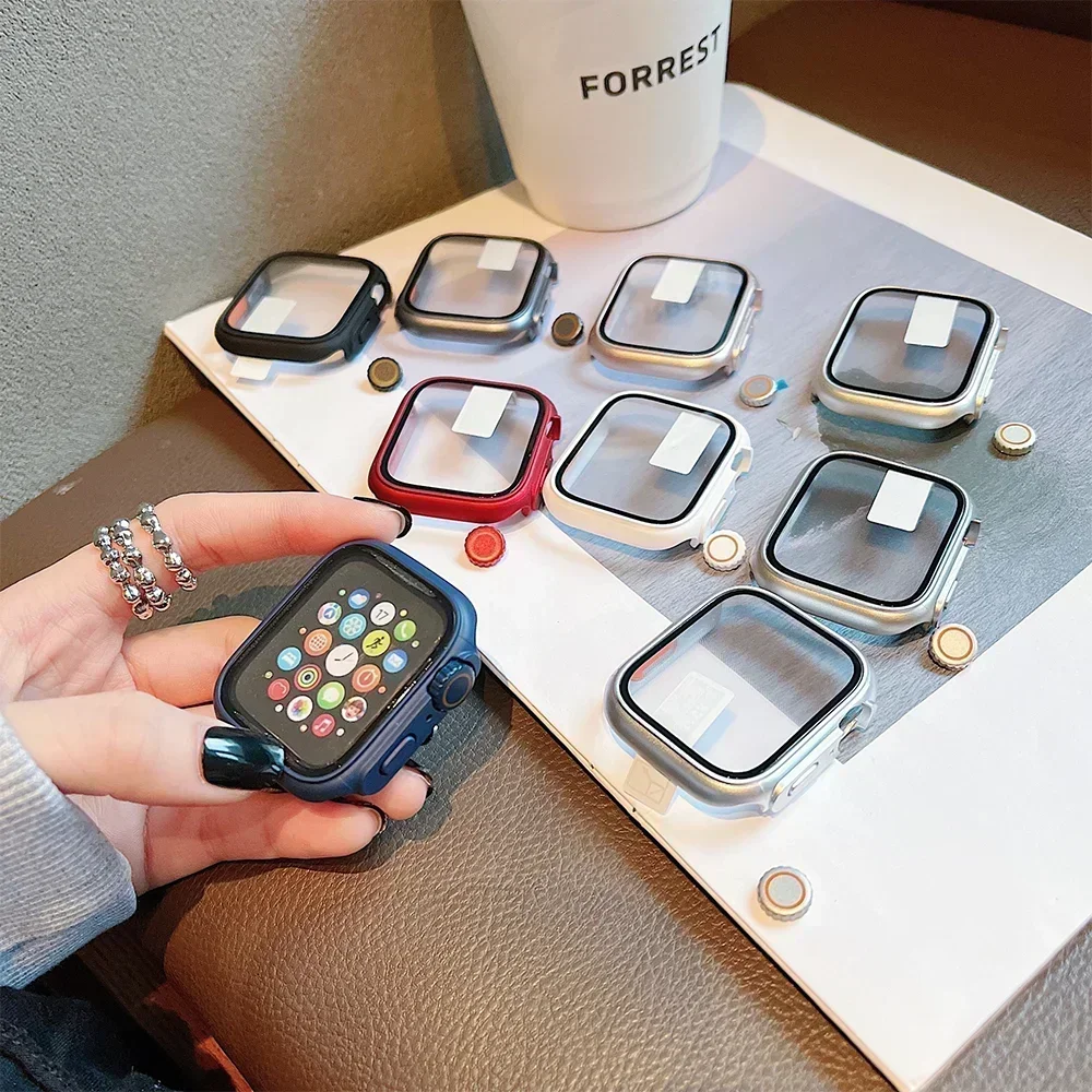 2PCS Tempered Glass+Cover For  - Iwatch Smartwatch Series 7 recensie en prijs