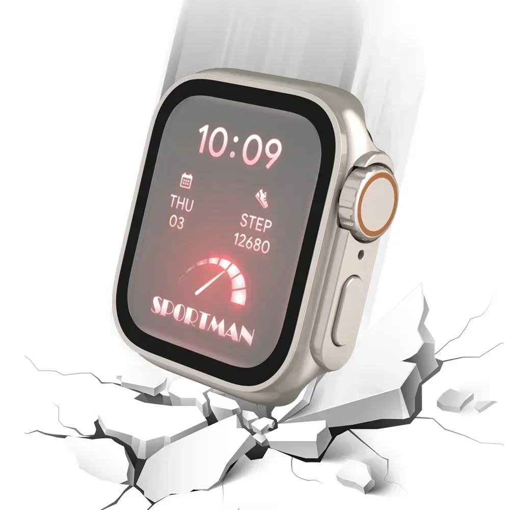 2PCS Tempered Glass+Cover For  - Iwatch Smartwatch Series 7 recensie en prijs