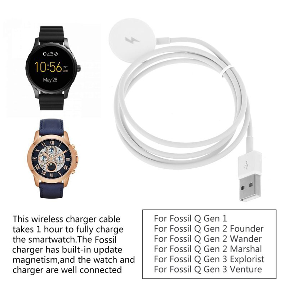 USB Watch Charger Adapter Shor - Fossil Watches Smartwatch Gen 3 recensie en prijs