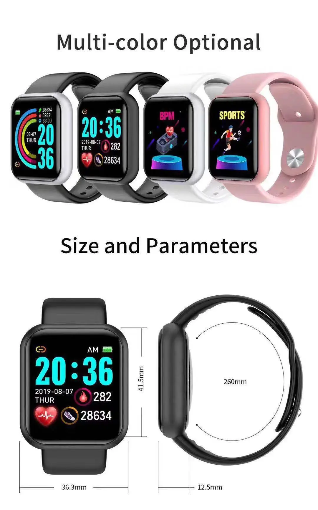 D20 Pro Smart Watch Men Y68 Sm - Smartwatch Watches For Men Digital recensie en prijs