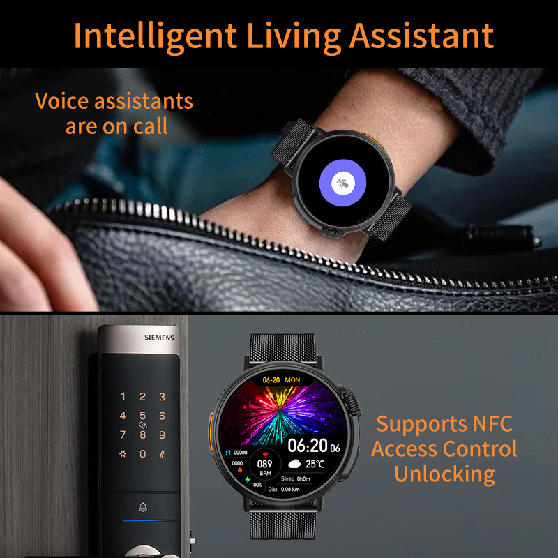 New NFC Luxury Military Women  - Smartwatch Luxury Watches For Women recensie en prijs