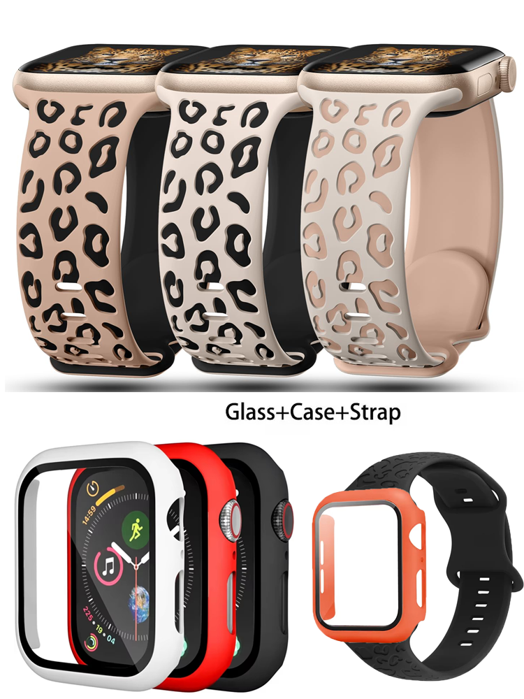 Glass+Case+Strap for Apple Wat - Iwatch Smartwatch Series 7 recensie en prijs