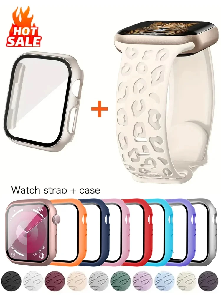 Glass+Case+Strap for Apple Wat - Iwatch Smartwatch Series 7 recensie en prijs