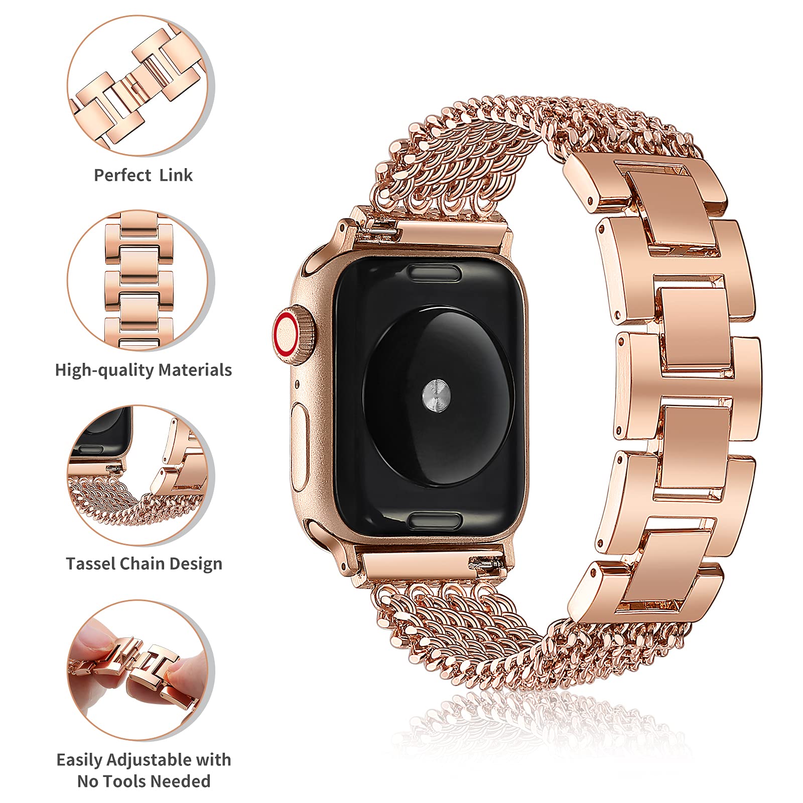 Starlight band for Apple watch - Smartwatch Luxury Watches For Women recensie en prijs