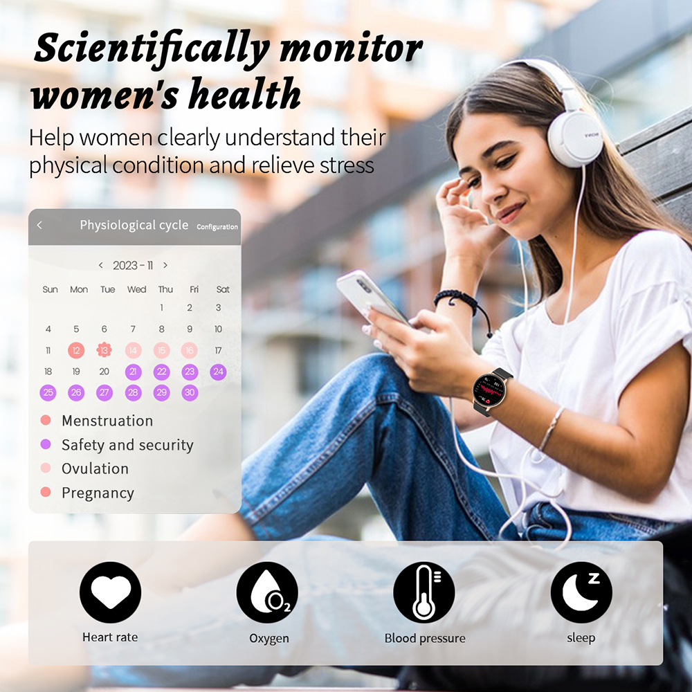 FOXBOX Smart watch Health Moni - Smartwatch Luxury Watches For Women recensie en prijs