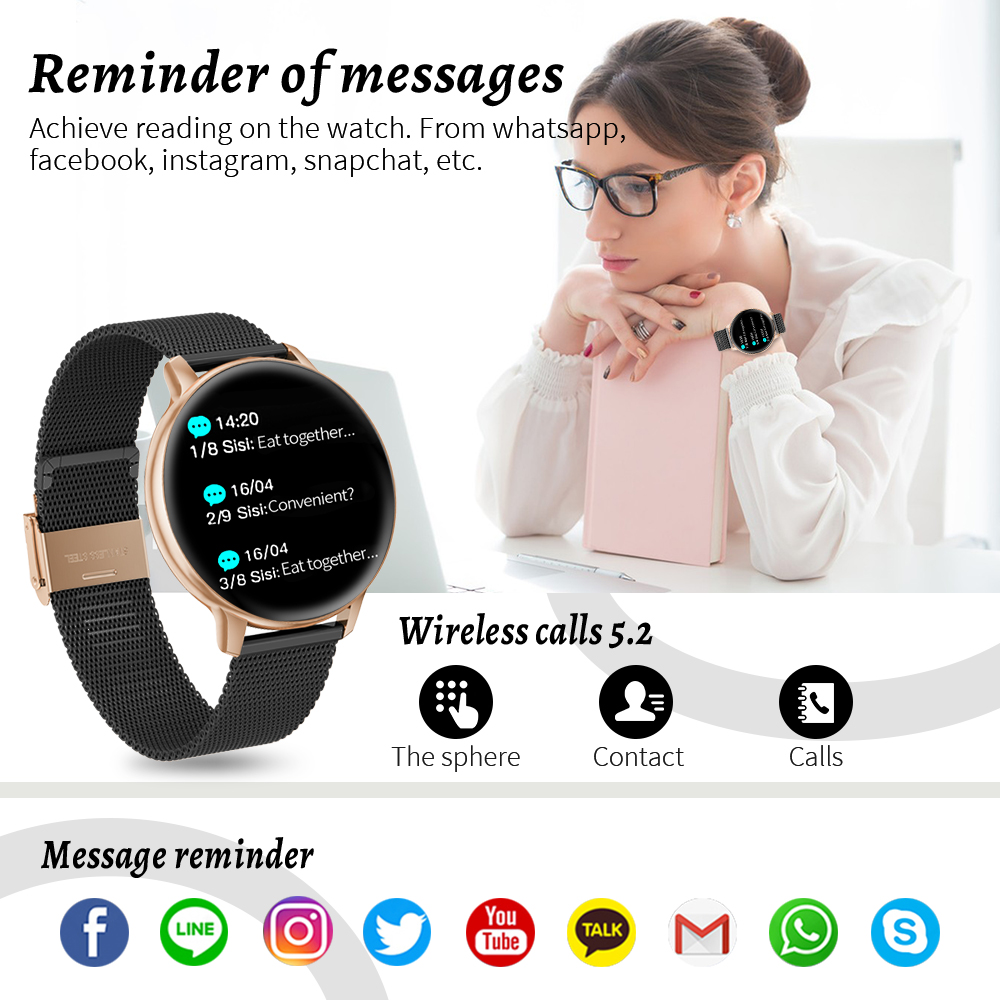 FOXBOX Smart watch Health Moni - Smartwatch Luxury Watches For Women recensie en prijs