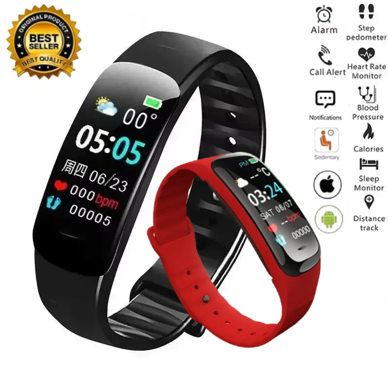 C1 Plus Smart Watch Fitness Tr - Smartwatch Watches With Bluetooth recensie en prijs