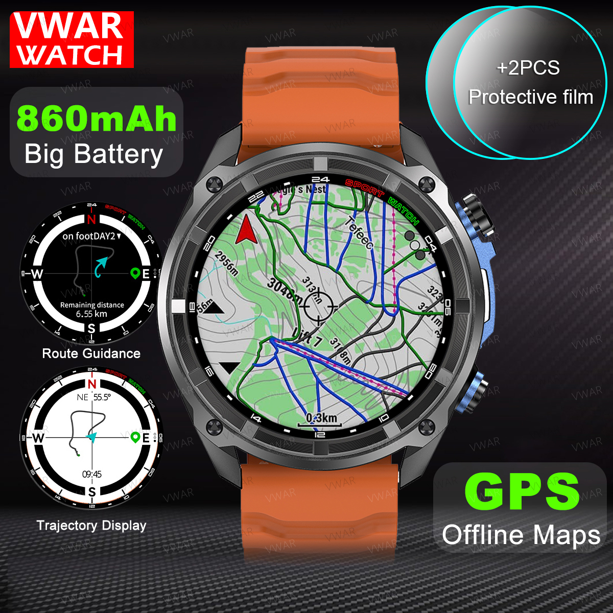 2025 NEW GPS Smart Watch with  - Watch Vs Amazfit recensie en prijs