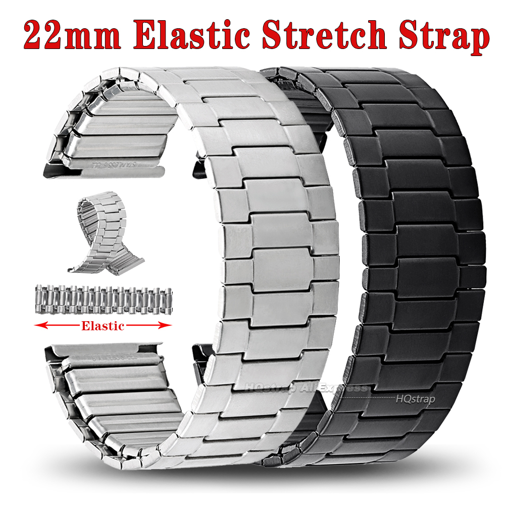 Elastic Steel Watch Strap 22mm - Watches Rolex Smartwatch recensie en prijs