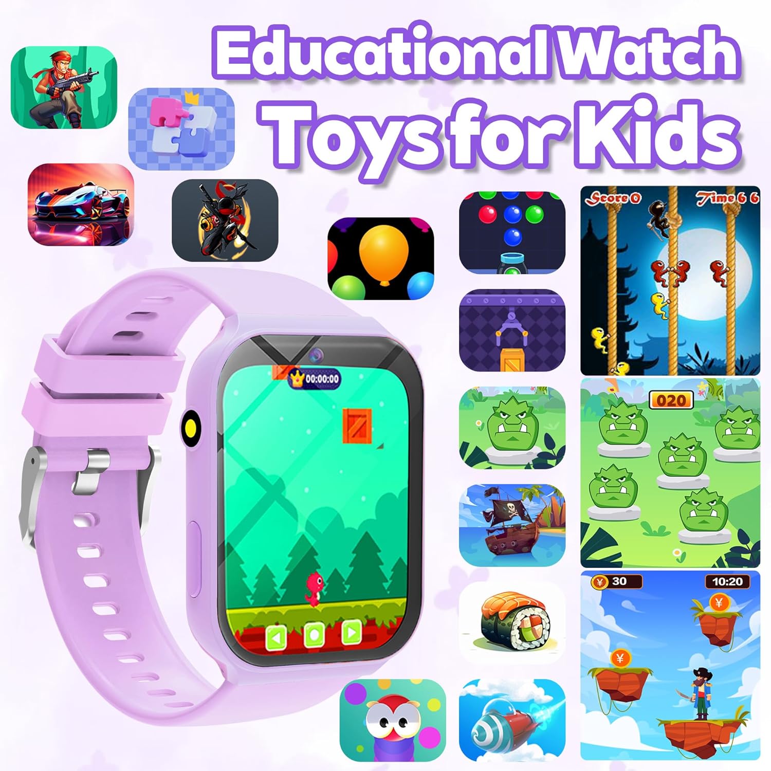Kids Smart Watch with 18 Games - Smartwatch Digital Watches For Kid Boy recensie en prijs