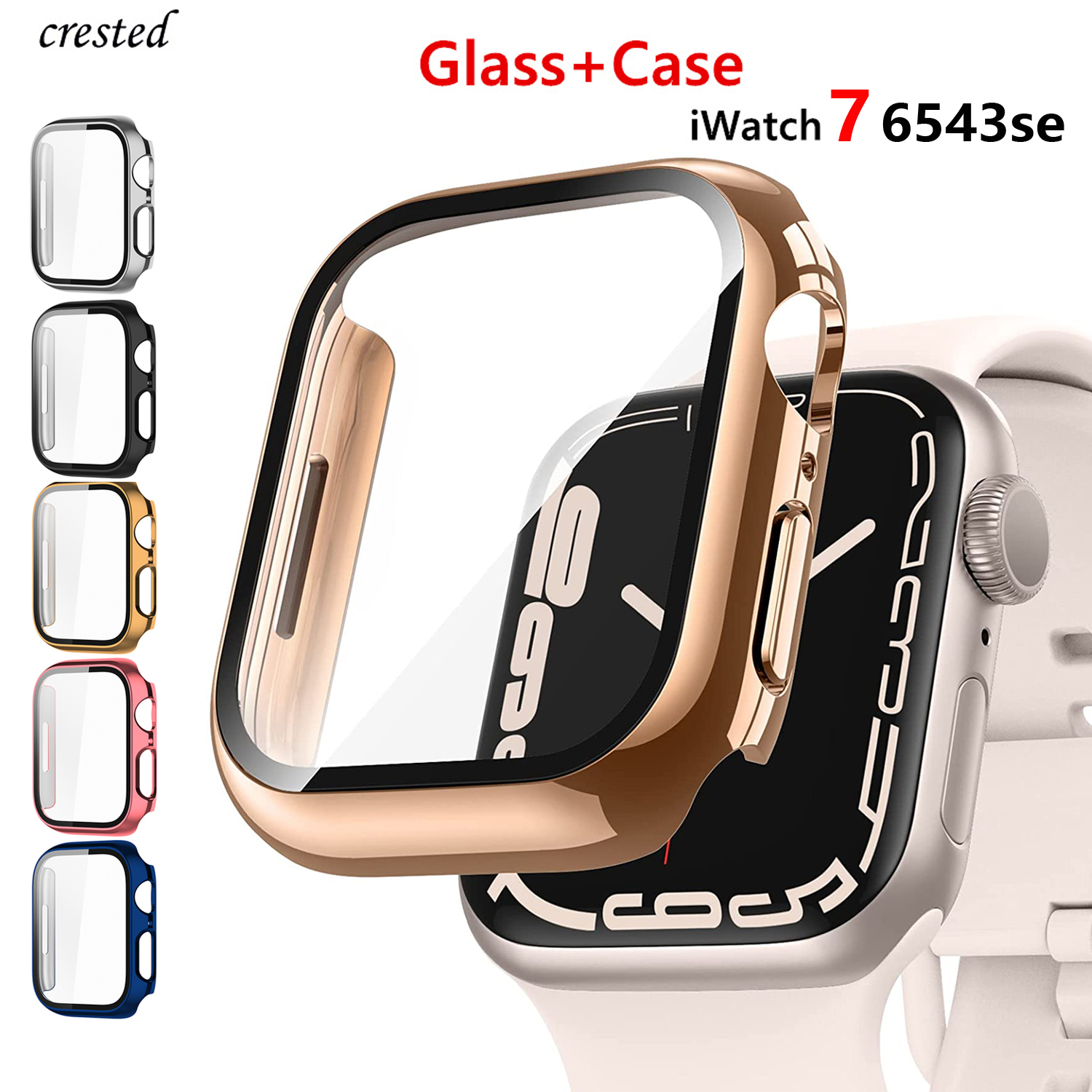 Glass+cover For Apple Watch Ca - Iwatch Smartwatch Series 7 recensie en prijs