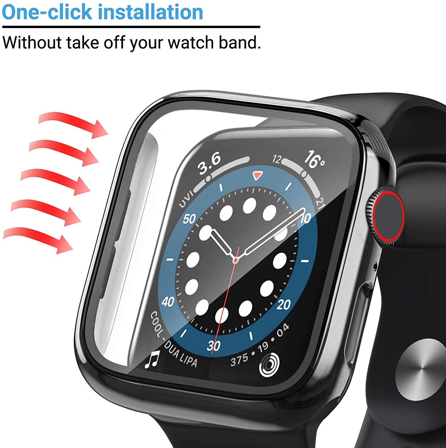 Glass+cover For Apple Watch Ca - Iwatch Smartwatch Series 7 recensie en prijs