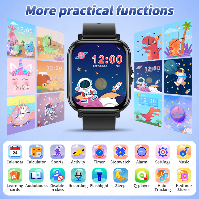 LIGE 2025 Audiobook Children S - Smartwatch Digital Watches For Kid Boy recensie en prijs