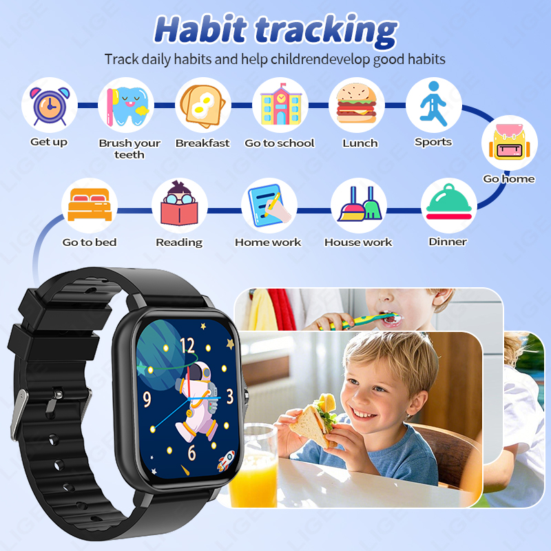 LIGE 2025 Audiobook Children S - Smartwatch Digital Watches For Kid Boy recensie en prijs