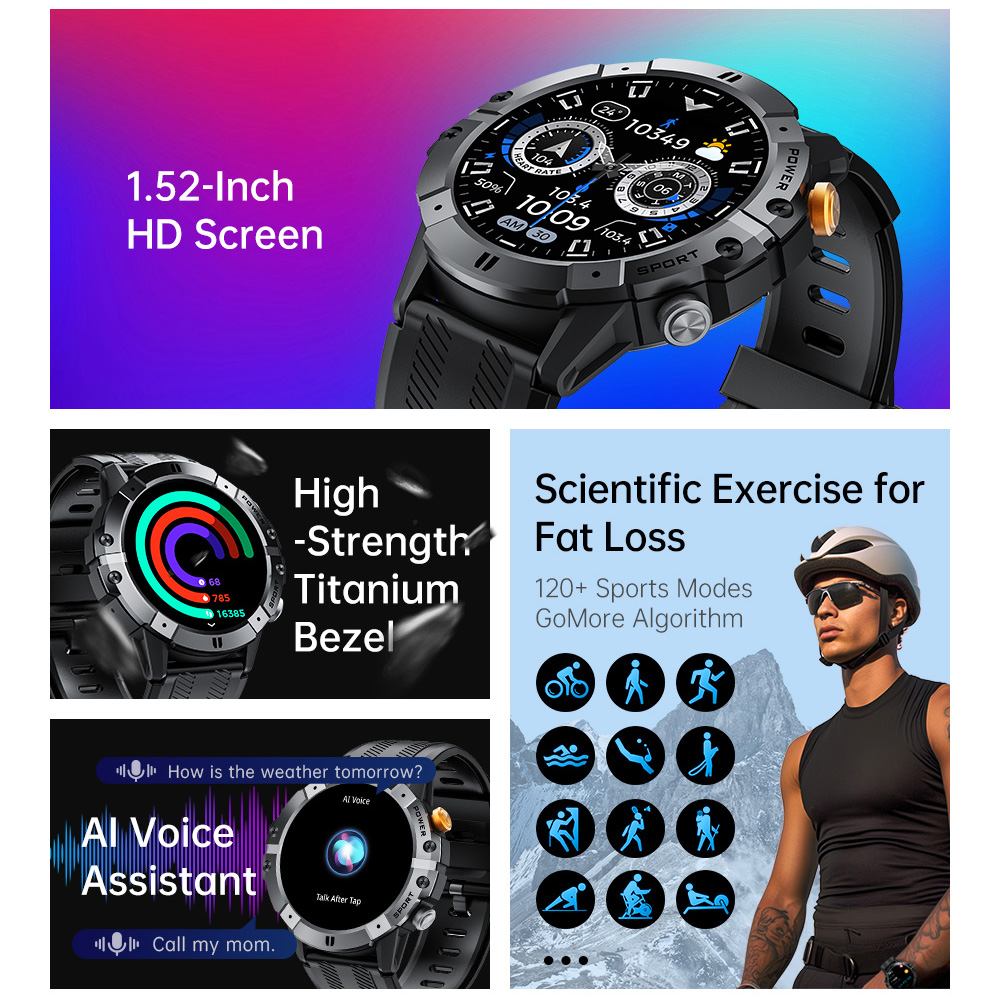 Outdoor Military Smart Watch B - Watch Iwo recensie en prijs