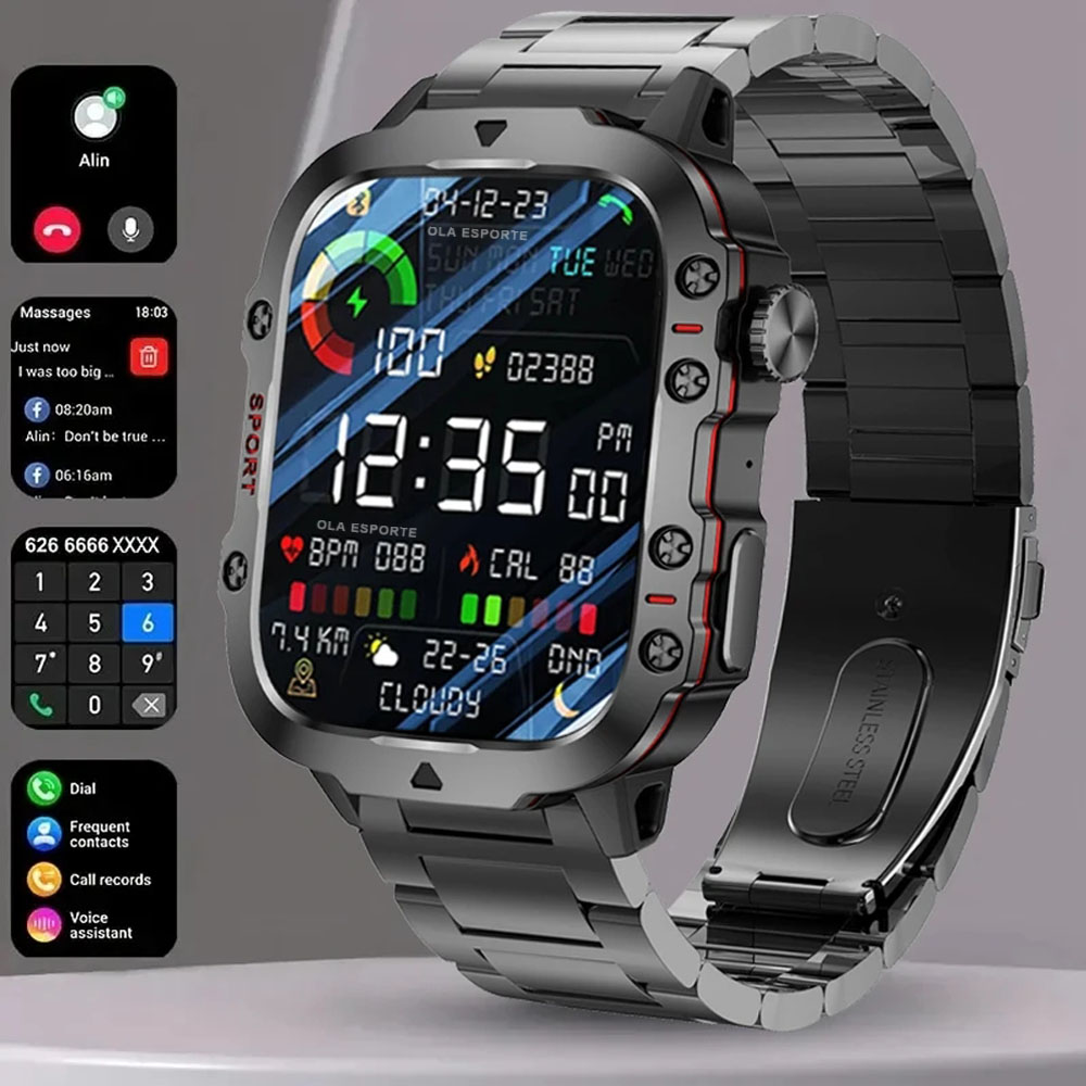 2025 New Military Smart Watch  - Watch Iwo recensie en prijs
