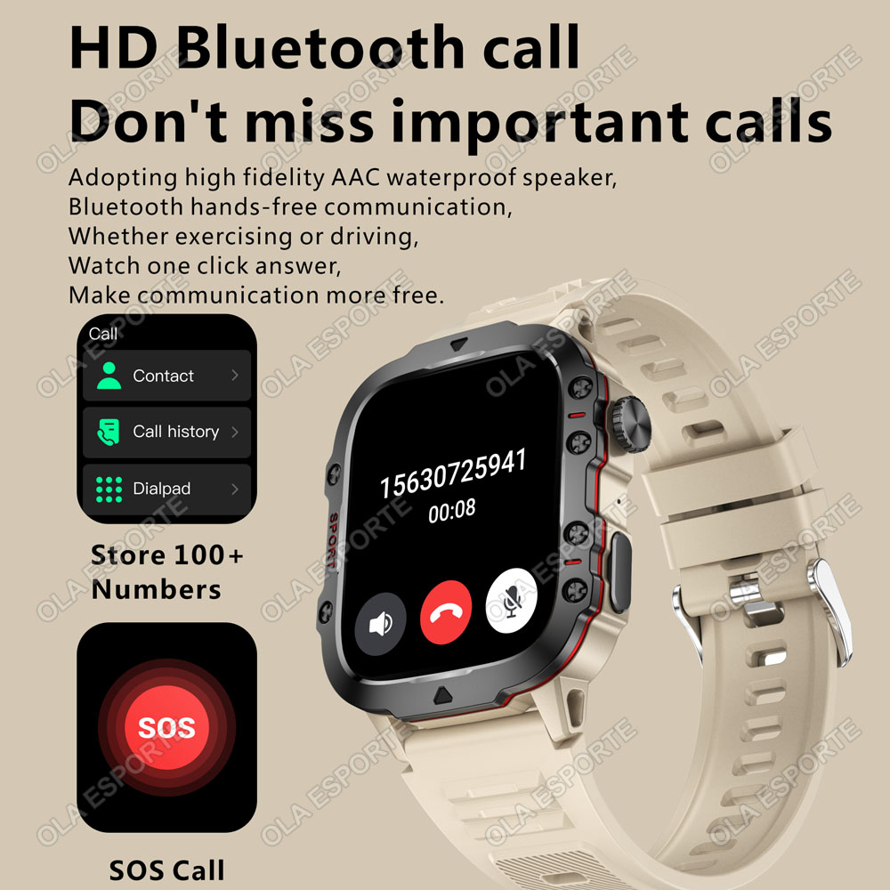 2025 New Military Smart Watch  - Watch Iwo recensie en prijs