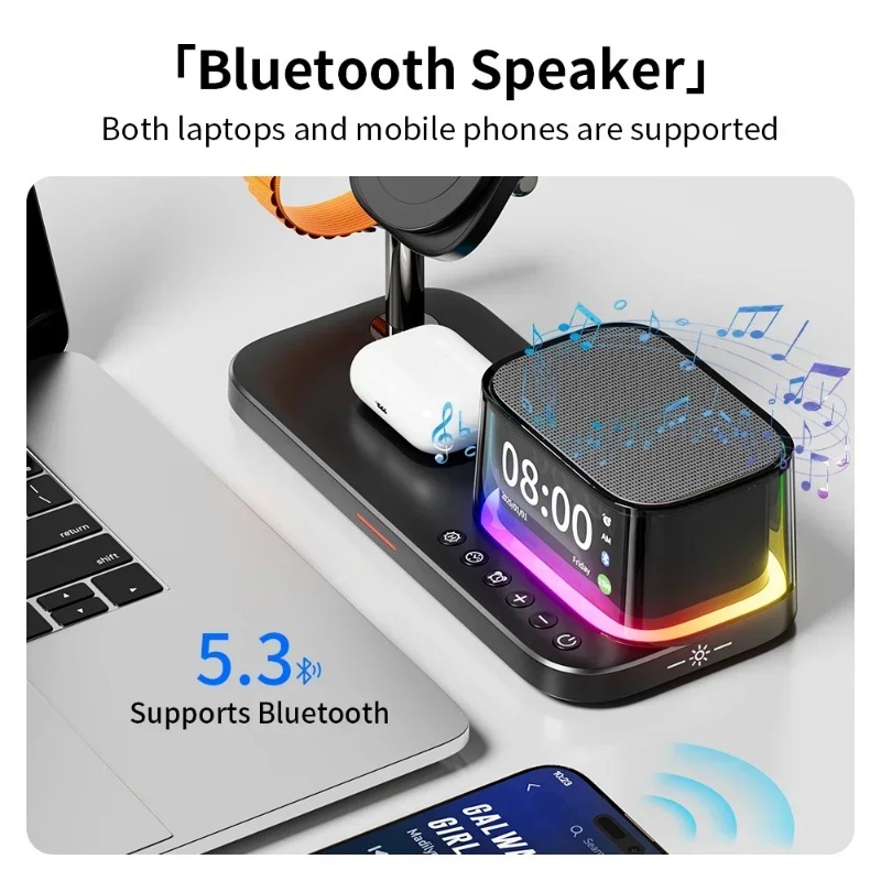 Bluetooth 5.3 Speaker Qi2.2 25 - Smartwatch Watches With Bluetooth recensie en prijs