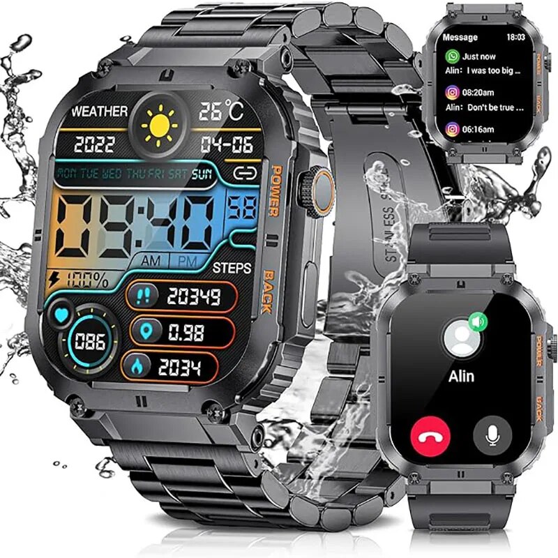 LIGE Outdoor Sports Fitness Sm - Smartwatch Watches For Men Digital recensie en prijs