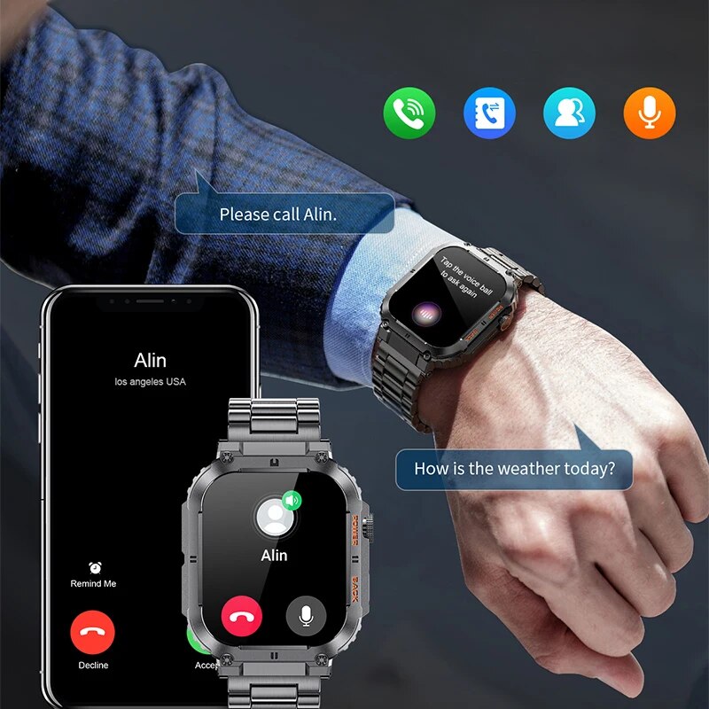 LIGE Outdoor Sports Fitness Sm - Smartwatch Watches For Men Digital recensie en prijs