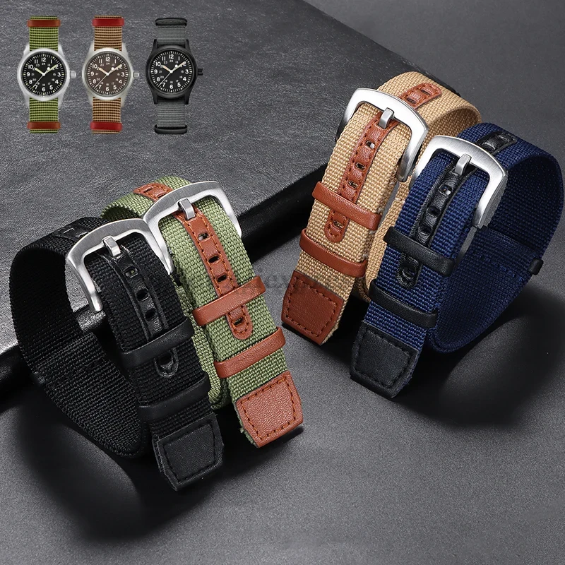 20mm 22mm Canvas Nylon Patch L - Watches Rolex Smartwatch recensie en prijs