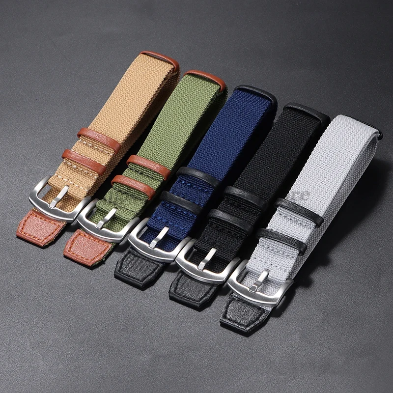 20mm 22mm Canvas Nylon Patch L - Watches Rolex Smartwatch recensie en prijs