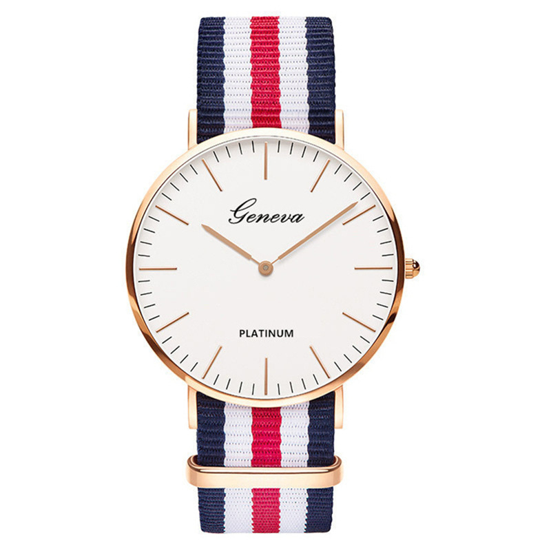 Classic Fashion Stripe Nylon B - Smartwatch Ladies Watches Branded recensie en prijs