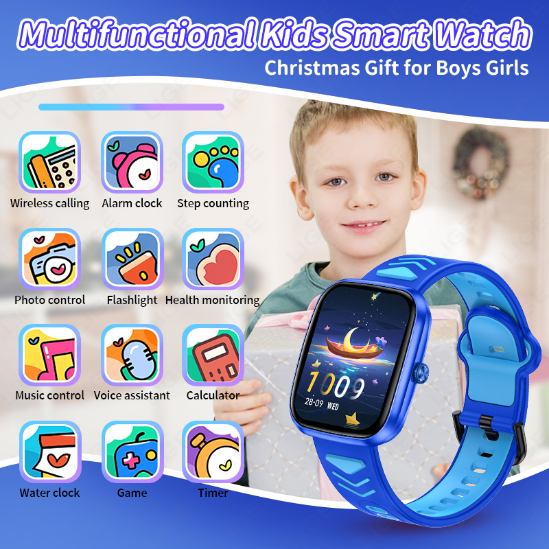 LIGE 2025 Kids Smart Watch Chi - Smartwatch Watches For 12 Year Old Boy recensie en prijs