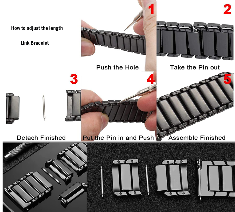 Ceramic Link bracelet for Appl - Smartwatch Luxury Watches For Women recensie en prijs