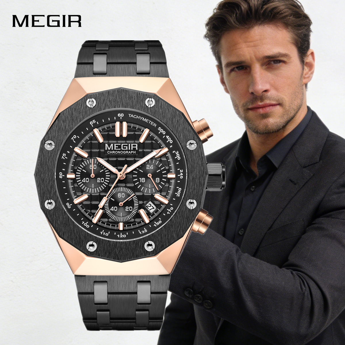 MEGIR Chronograph Luxury Men S - Smartwatch Watches For Men Digital recensie en prijs